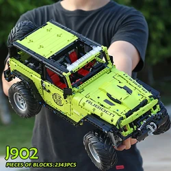 Technical Car APP Remote Control J902 Moter Power Bricks SUV Building Blocks Buggy Gift Toys For Boys Sets Moc Assembling Models