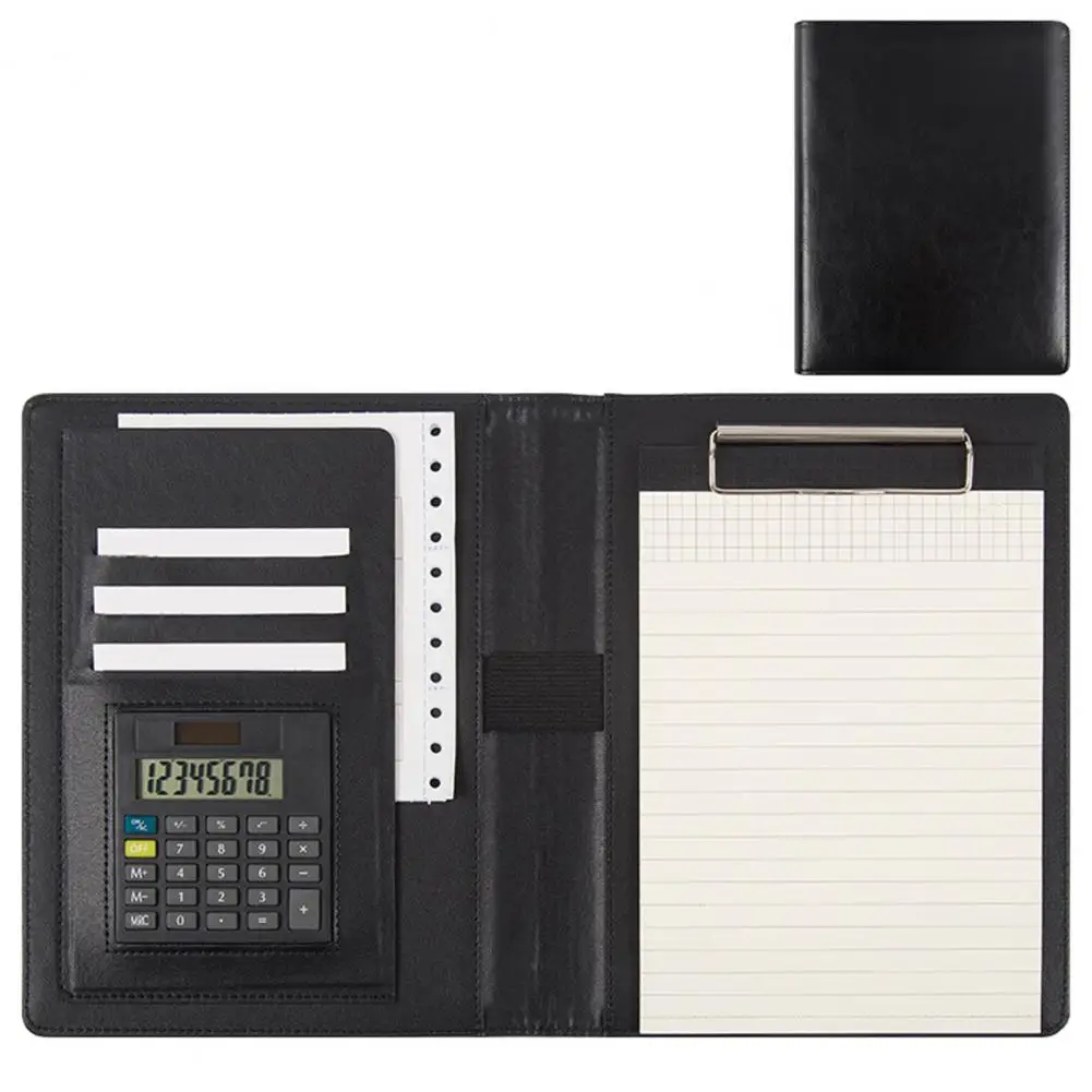 Storage Lightweight Document Paper File Folder with Calculator Home Supply