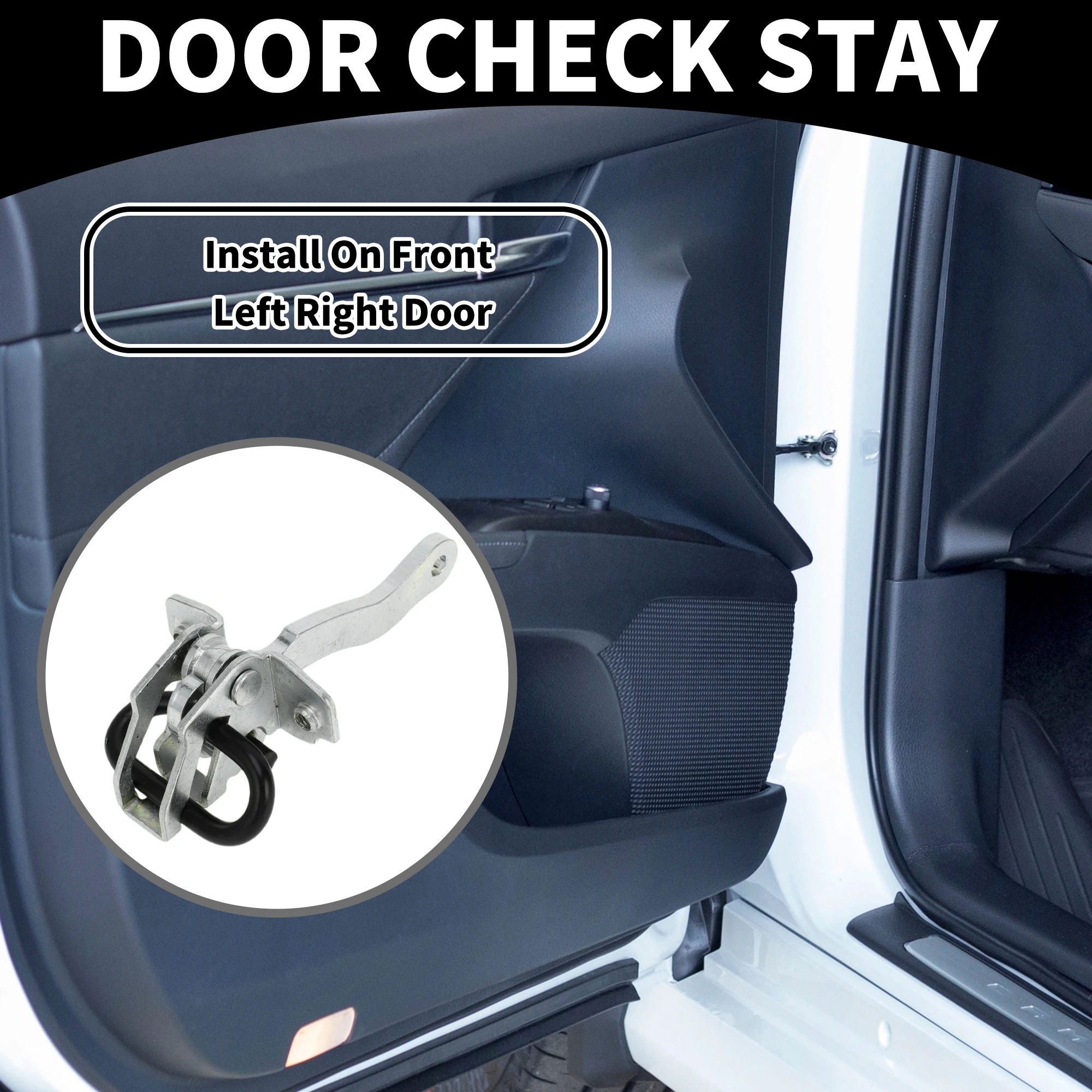 Limitador de rolha de cinta de verificação de porta UXCELL No.46424567 para Fiat Tempra 159 1990-1996