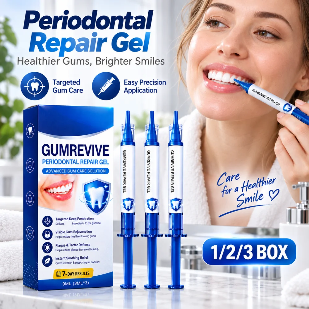 Gum Repair Gel with Precision Syringe Applicator Targeted Periodontal Care for Sensitive Gums Plaque Tartar Buildup