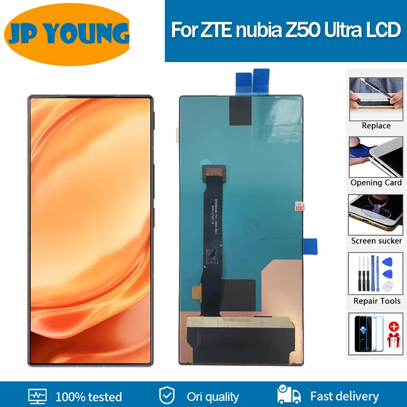 

6,8 "AMOLED ЖК-дисплей для ZTE nubia Z50 Ultra NX712J сенсорный экран для nubia Z50Ultra ЖК-дисплей дигитайзер полная замена в сборе