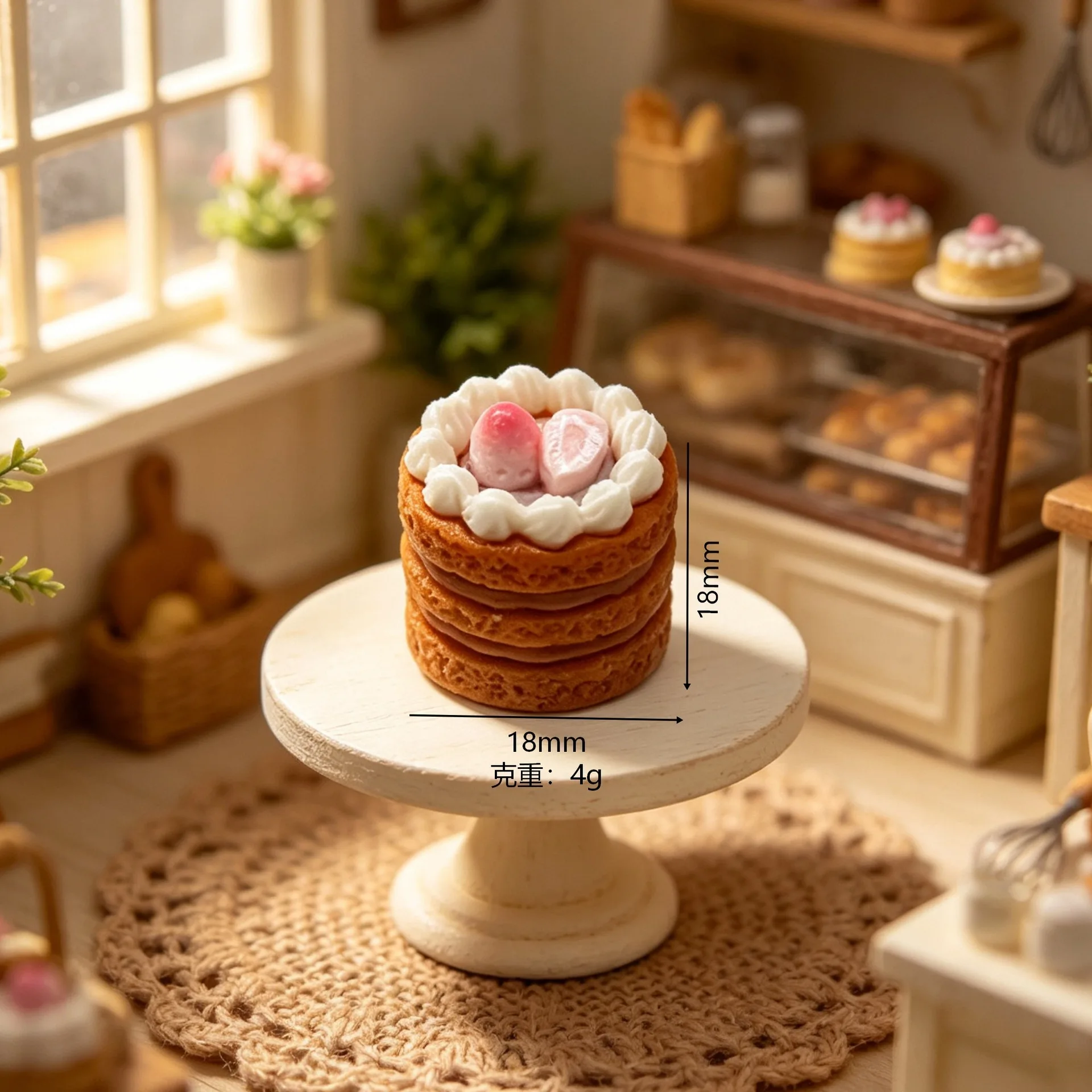 10 Stück Mini-Cupcake-Simulationsbackwaren, Miniatur-Dekoartikel für Puppenhäuser – Detail 5