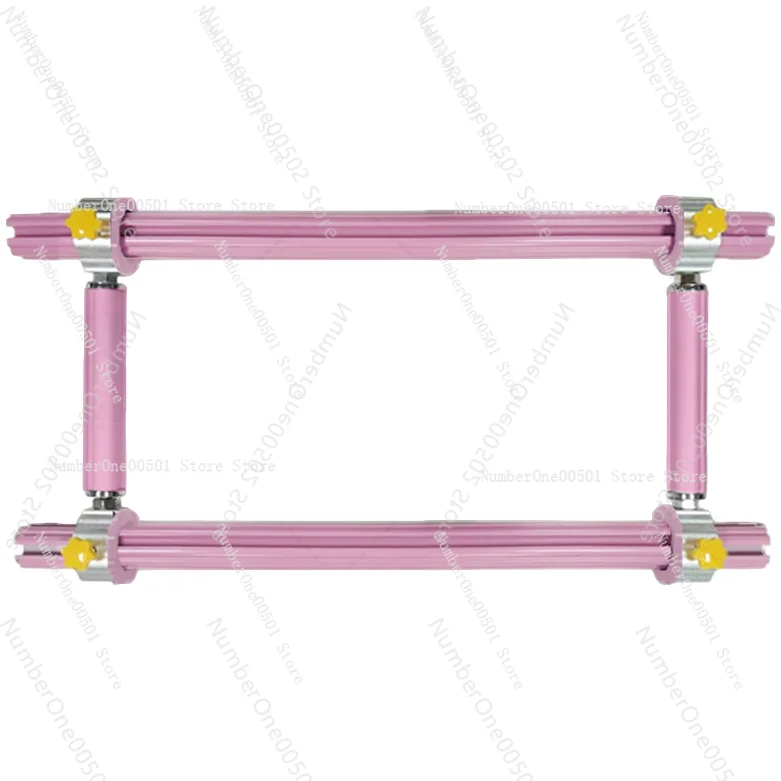 

Pink cross stitch new slider type heavy M stretch thickened and thickened aluminum alloy