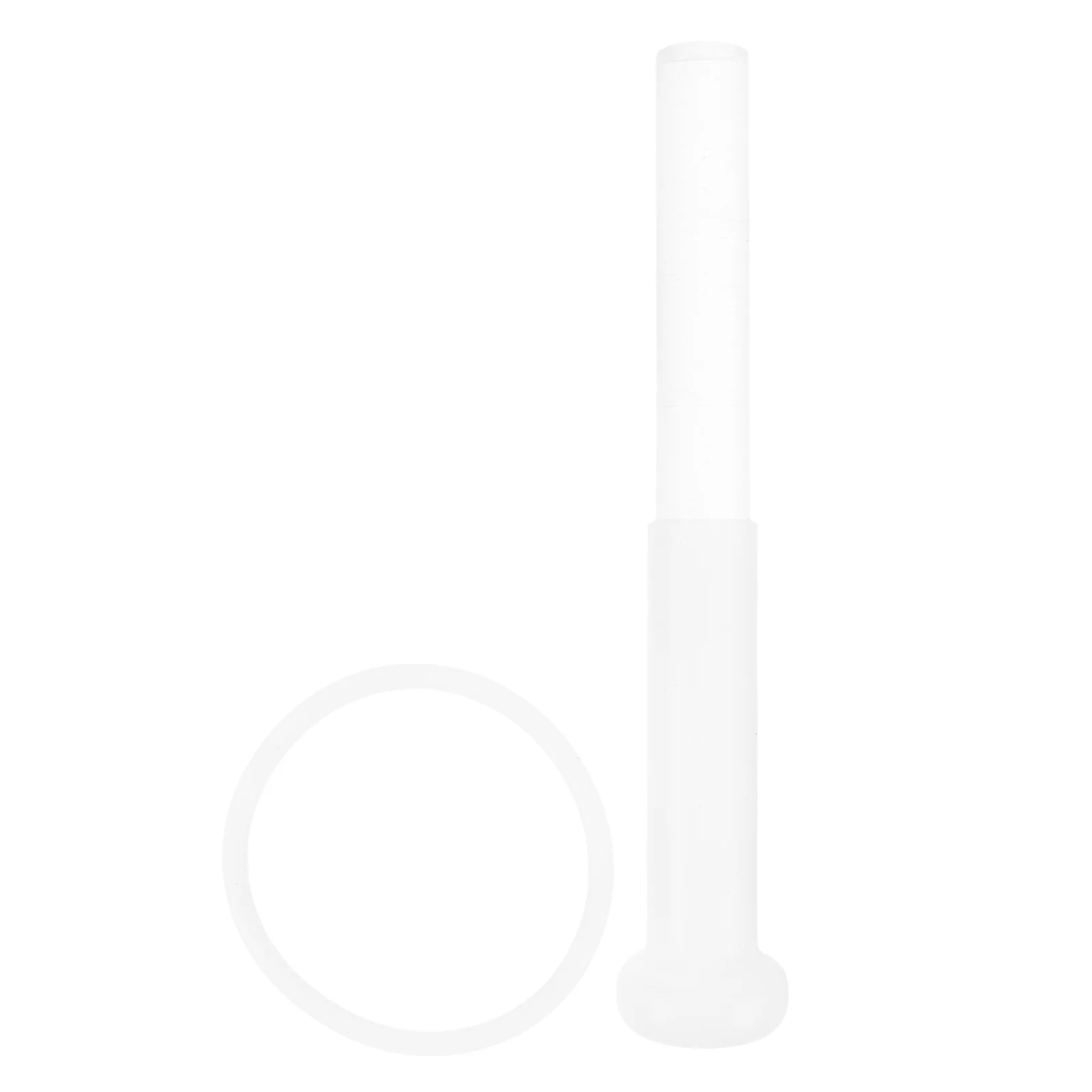 

2Pcs Crystal Singing Bowl Mallet Rubber Coated Striker Acrylic Rod Meditation Therapy Sound Tool Bowl Resonance Stick