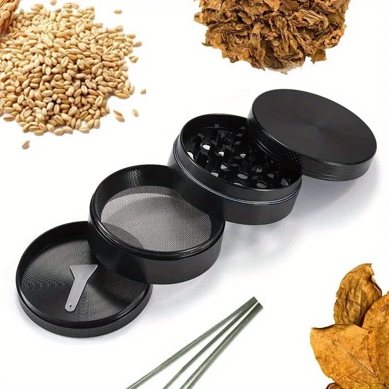 40mm Metal Herb Grinder 4-Layer Spice Pepper Crusher Mill Mortar Cutter Tobacco Raw Grass Grinder Shredder Smoking Accessories