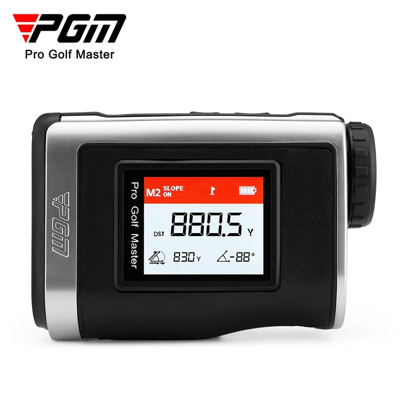 PGM Golf High precision Range Finder with Display Lock Flag Vibration Slope Compensation HD 1300 Code Laser Telescope JQ014