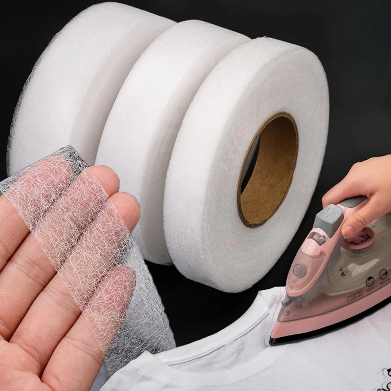 

Самоклеящаяся лента для подол для брюк, железная лента «сделай сам», джинсовая длина, укороченная для шапок, одежды, белая, черная, термоплавкая двусторонняя лента, швейный инструмент