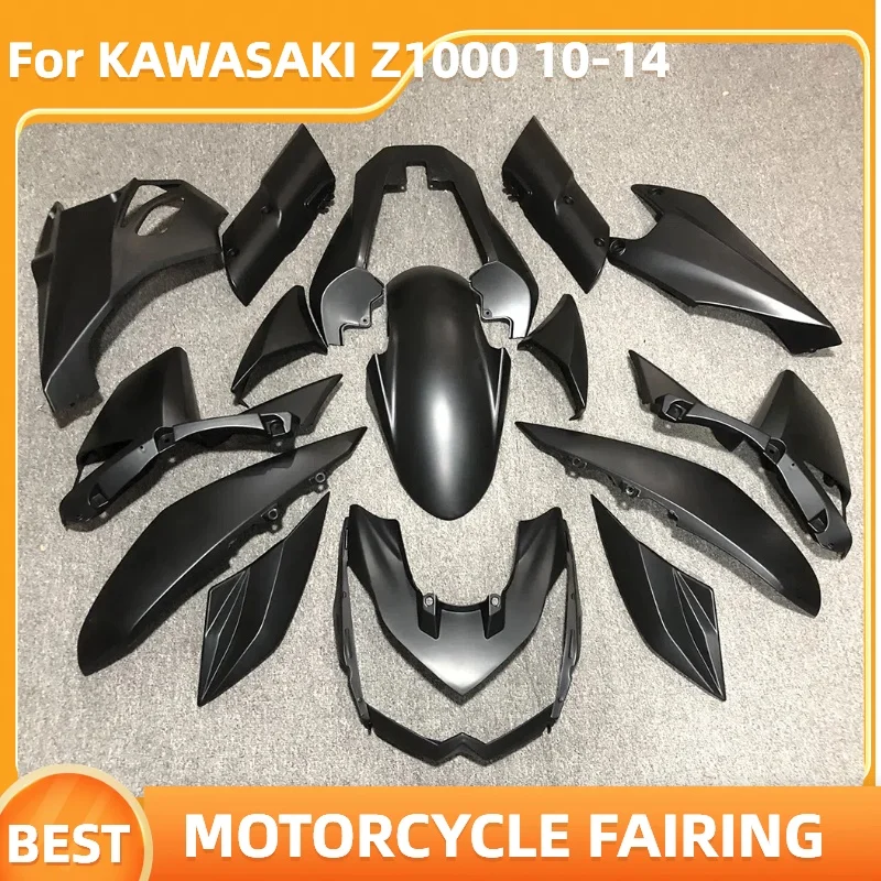 Street Sport Motorcycle Z1000 2010-2014 Fairing Kit for KAWASAKI Z1000 10 12 13 14 100% Fit Injection Body Rebuild Bodywork