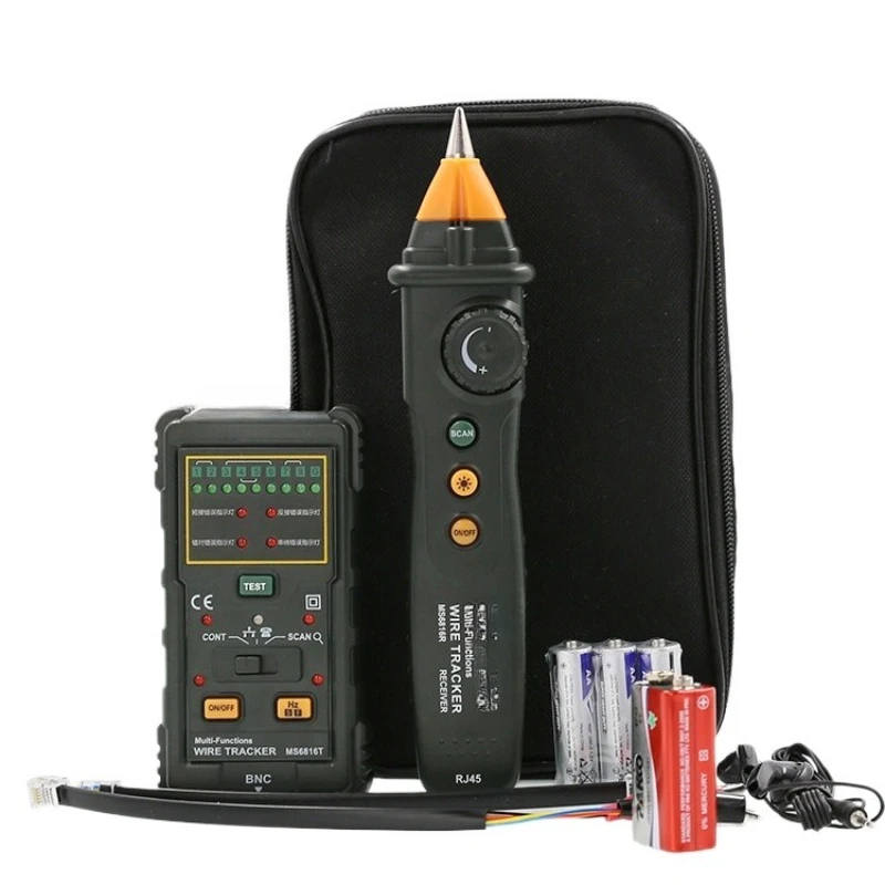 

MS6816 Network Line Finder Anti-interference Live Line Finder Network Cable Tester
