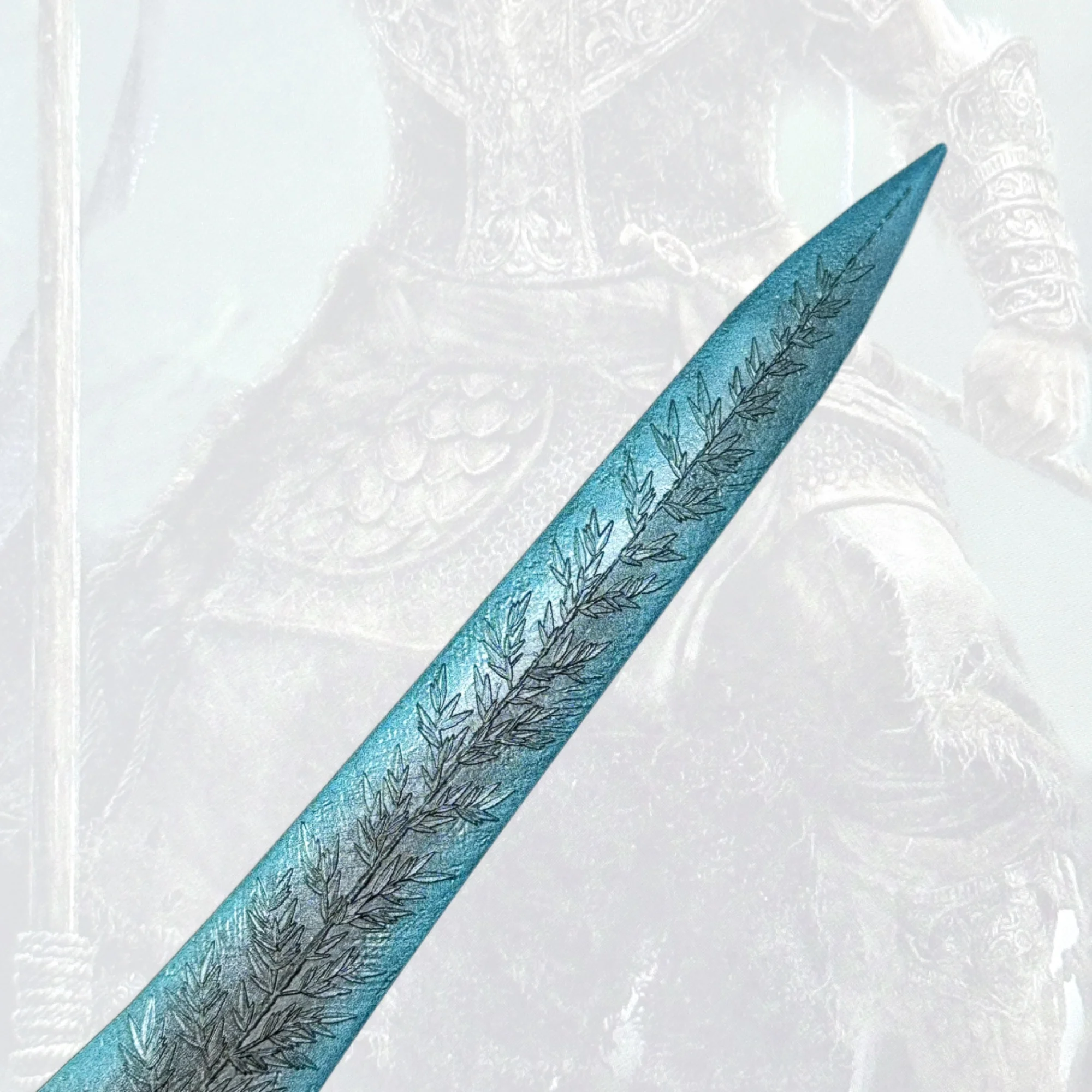 Épée Katana en métal Elden Dark Moon, 9.8 pouces, couteau Ninja Original, sabre Katana japonais, accessoires de Cosplay, jouet accessoire