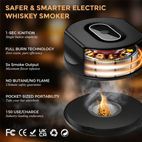 LNHF Whiskey Smoker Kit-Electric Cocktail Smoking Kit Including 6 Flavor Wood Chips-Gift For Men/Dad/Husband