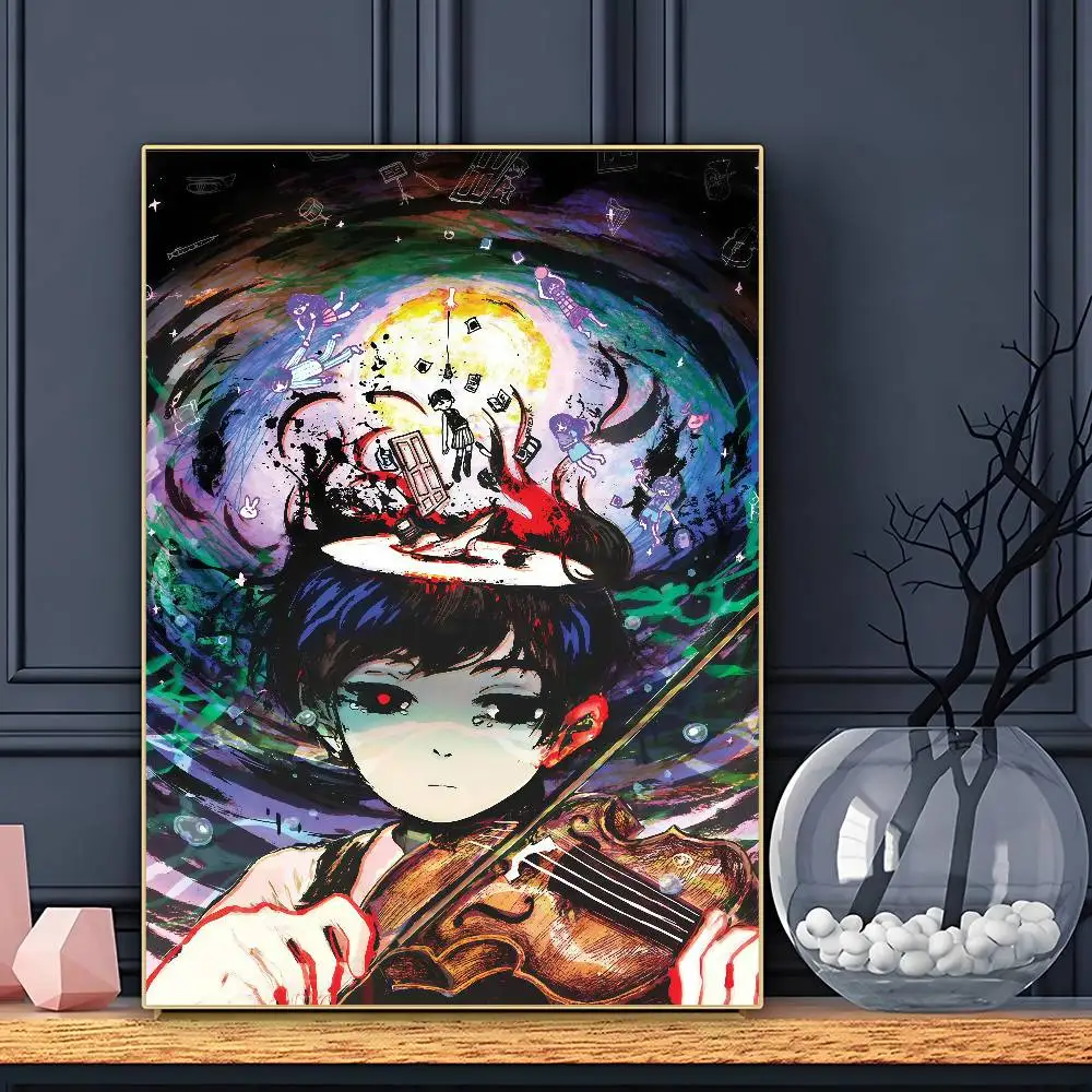 Classic Hot Horror Video Game Omori Poster HD Sticky Wall Art Printing Waterproof Home Living Bed Room Bar Aesthetic Decor