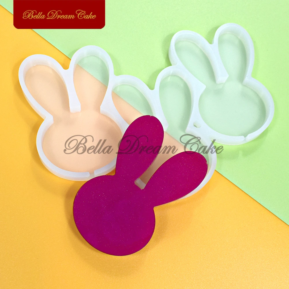 3D Easter Egg/Bunny/Rabbit Ears Design Lollipop Silicone Mold DIY Candy Chocolate Mould Cake Decorating Tools Kitchen Bakeware