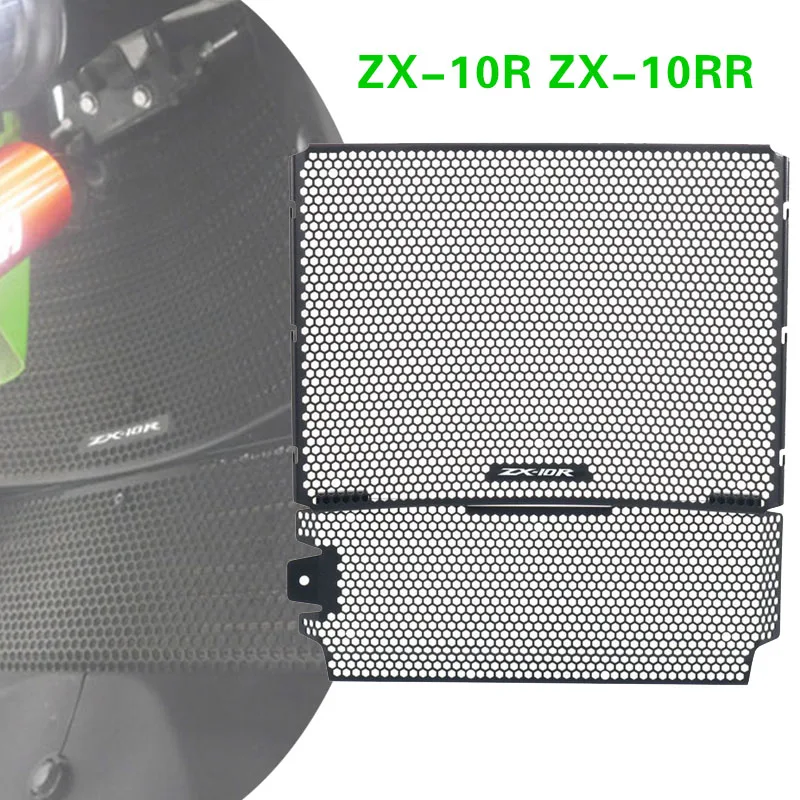 Motorcycle Accessories Radiator Grille Guard Cover Protector Fit For Kawasaki ZX10R ZX10RR ZX-10R ZX-10RR 2021-2023