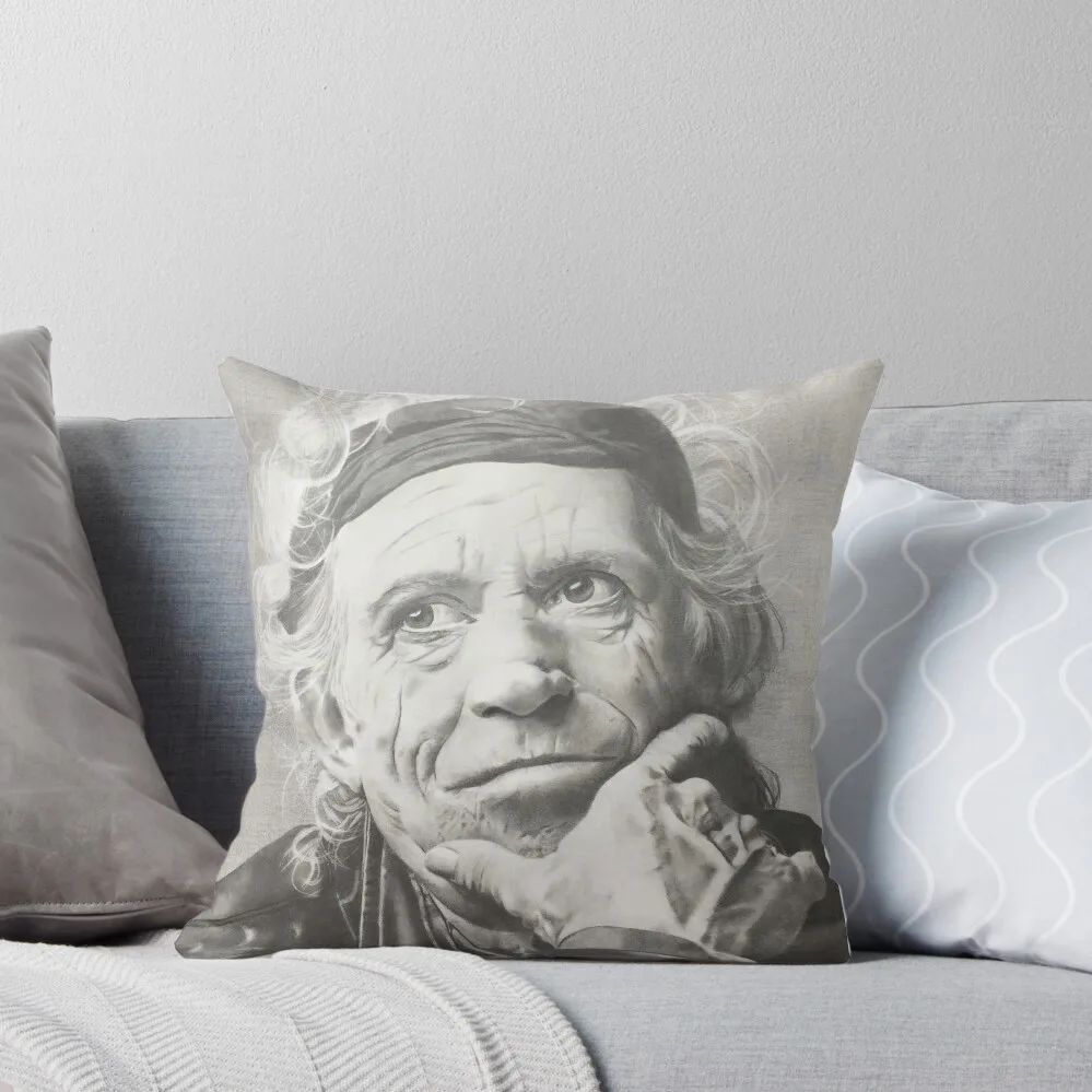 

Keith Richards Throw Pillow luxury covers Sofa Decorative Covers Cushion Cover For Sofa Pillow Covers Decorative pillow
