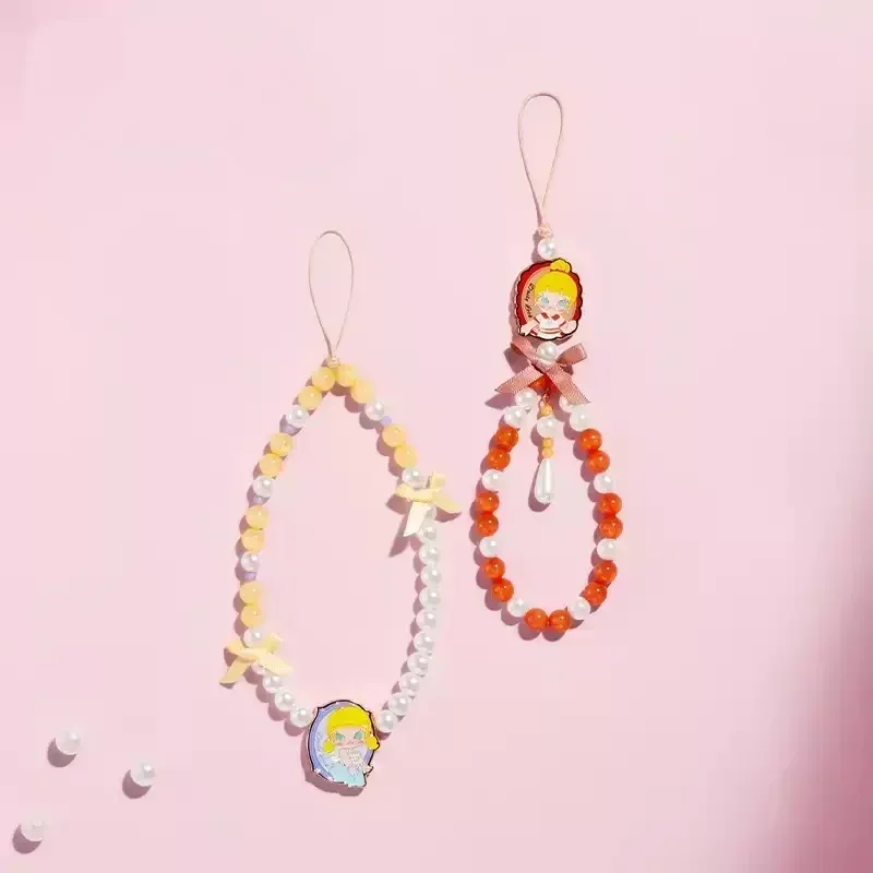 Pop mart molly diário olhar série corrente do telefone móvel caixa cega pingente acho saco brinquedos boneca bonito anime figura ornamentos