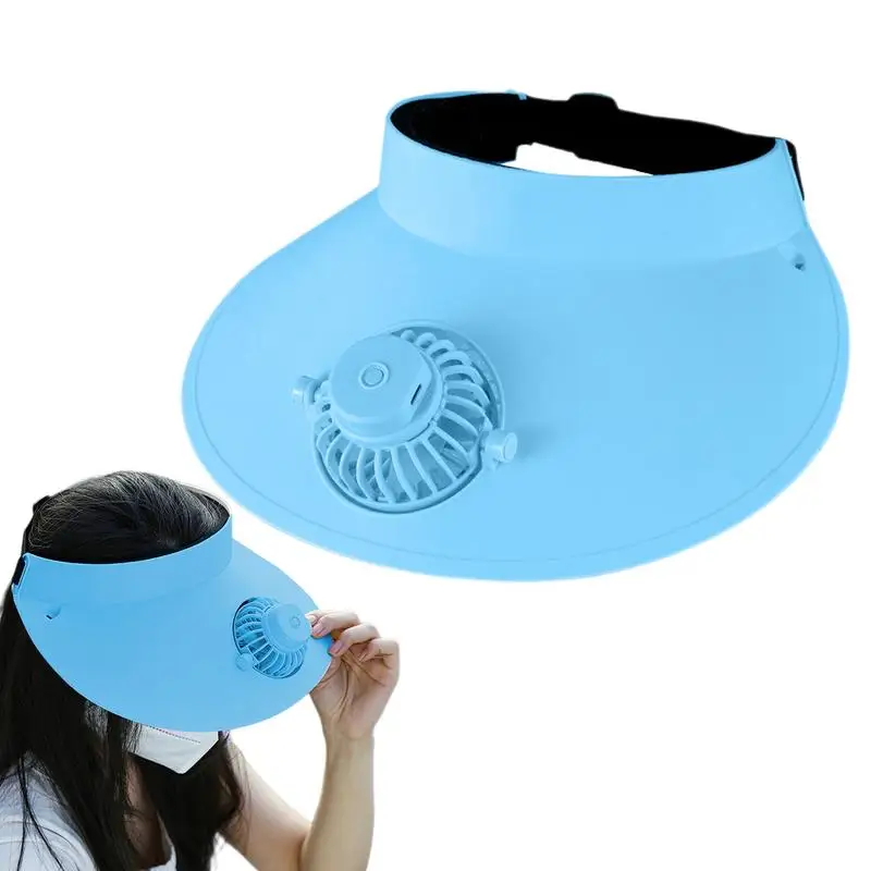 

Outdoor Sun Hat Big Brim Sun Hat For Women Breathable Sunscreen Hat With Built-in USB Charging Fan For Walking Running Jogging