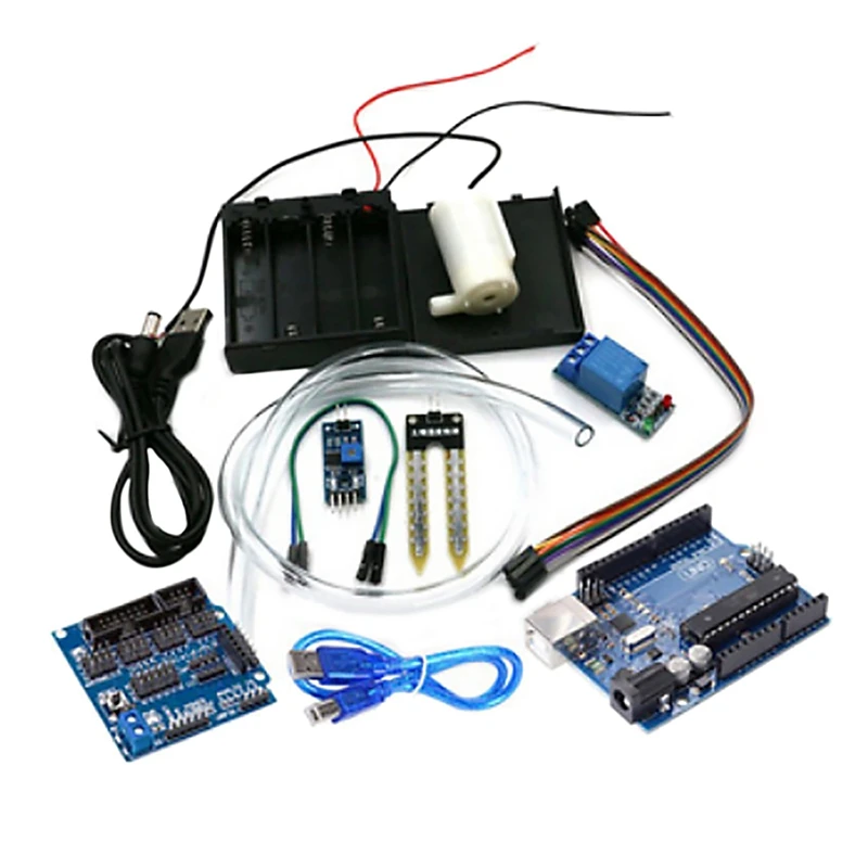 

DIY Automatic Watering Irrigation Module Kits For Arduino Uno R3 Motherboard + Expansion Board