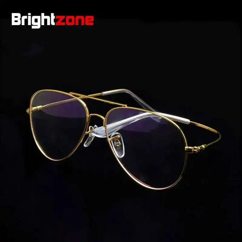 Free Shipping Memory Titanium Airman Aviattor Pilot Optical Prescripton Spectacle Eye Point Eyeglasses Frame Oculos De Grau Oukn
