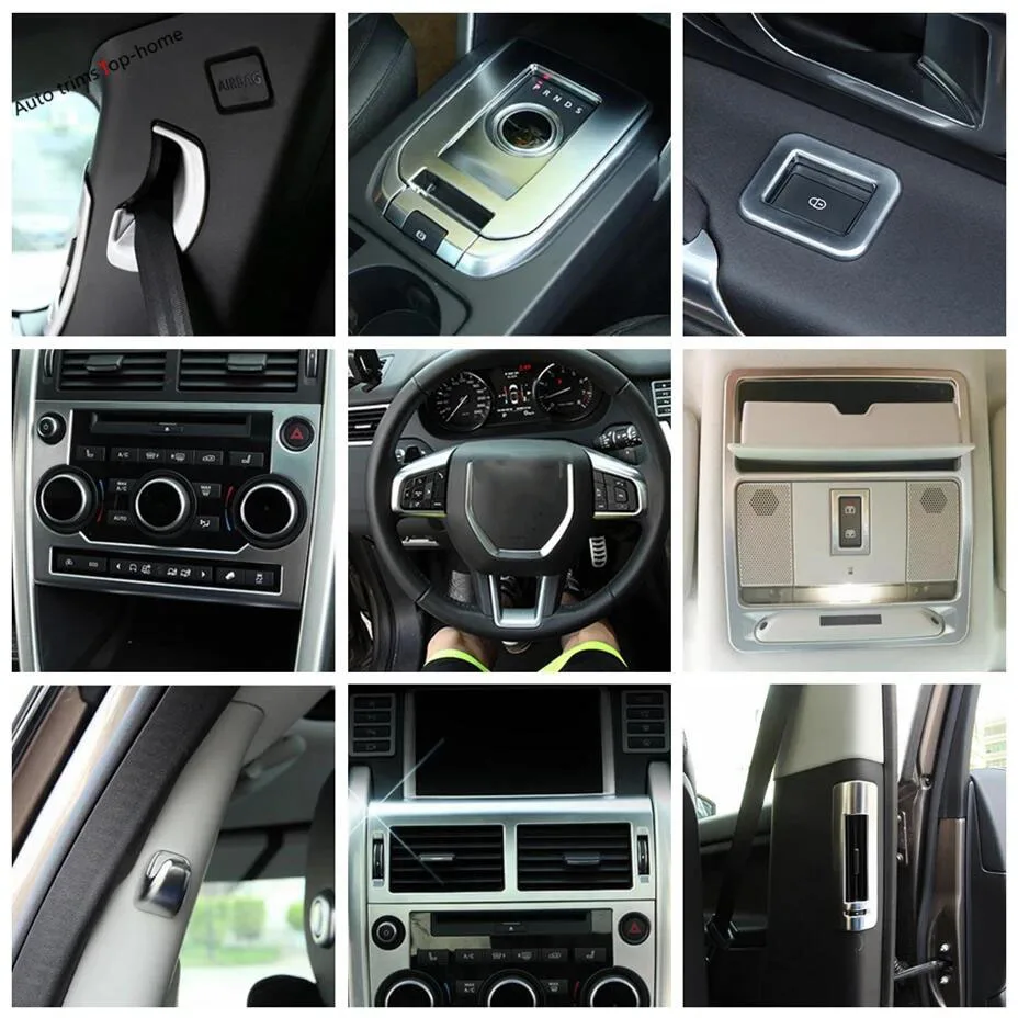 

ABS Pillar B Dashboard Air Conditioner Outlet AC Vent Head Light Button Cover Trim For Land Rover Discovery Sport 2015 - 2023