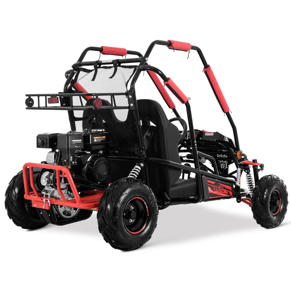 Tao Motor  Cuatrimotos Racing Off Road Quadriciclos Automatic Chain Drive Electric Start Steel Frame 200cc Go Karts for Adults