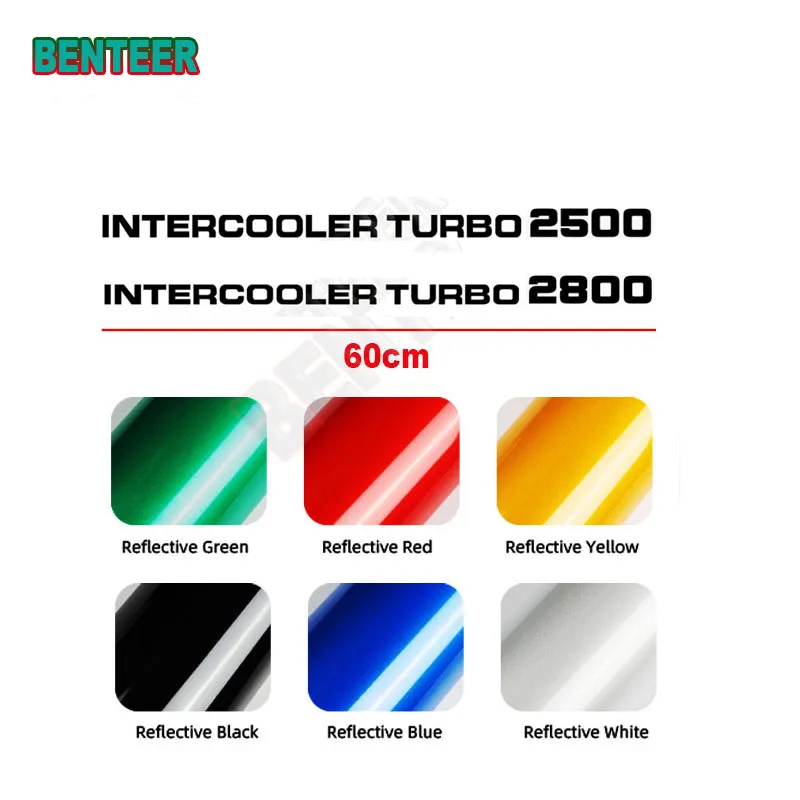 2Pcs Intercooler Turbo 2500 2800 Car body sticker For Mitsubishi Pajero V20 V60 V80 Shogun Montero Auto Accessories