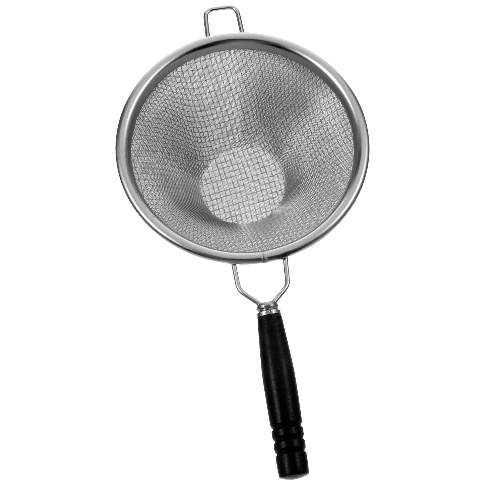 

Tea Strainer Stainless Steel Golden Mesh Wooden H Fine Sieve Kitchen Bar Accessories Coffee Loose Leaf Filter