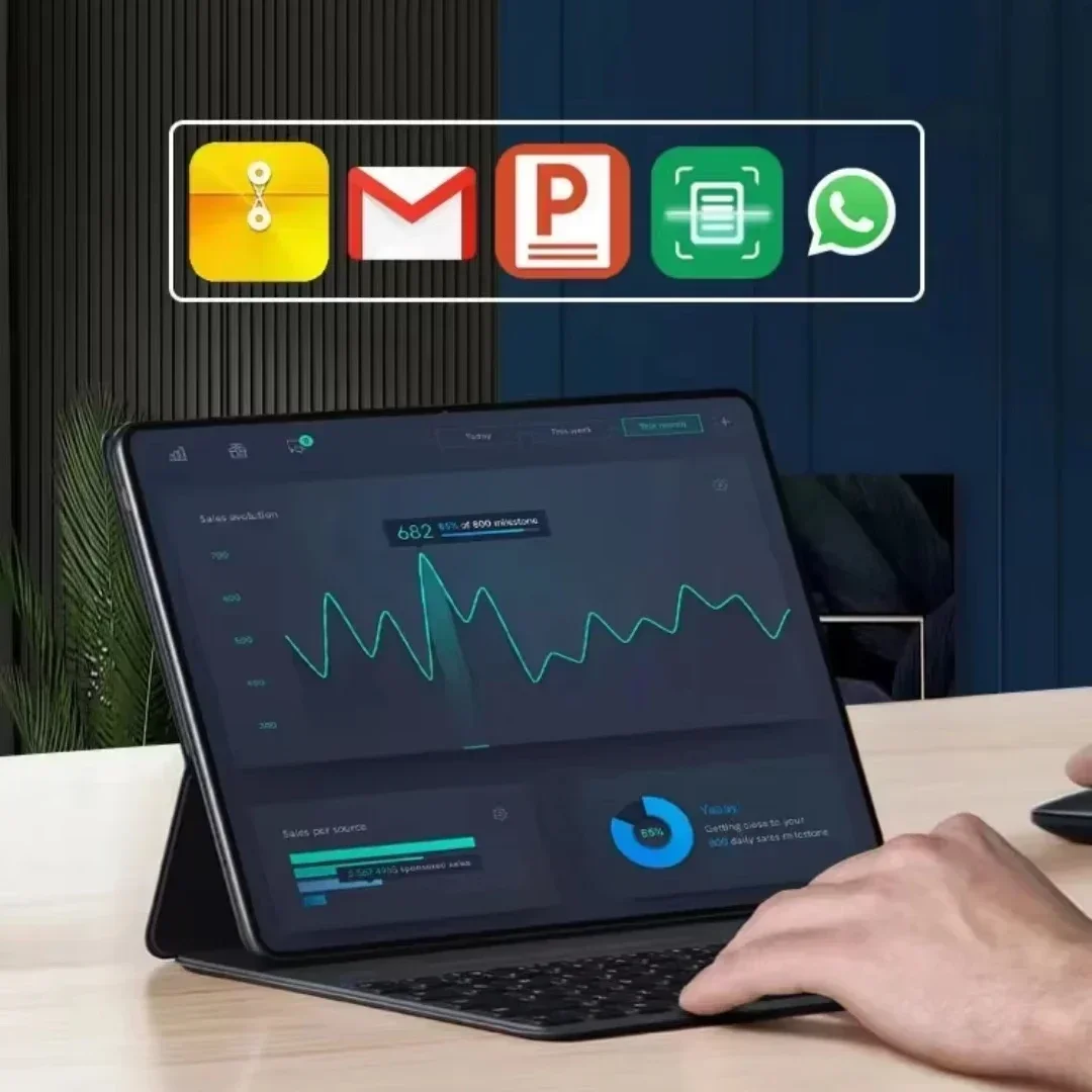 كمبيوتر لوحي أصلي IPad Air Pro 11 بوصة 22 جيجابايت رام 2 تيرا بايت روم أندرويد 14 نظام تحديد المواقع 5K 4G واي فاي هاتف شخصي ثنائي الشريحة واي فاي متعدد الوظائف 4K Mi Tab