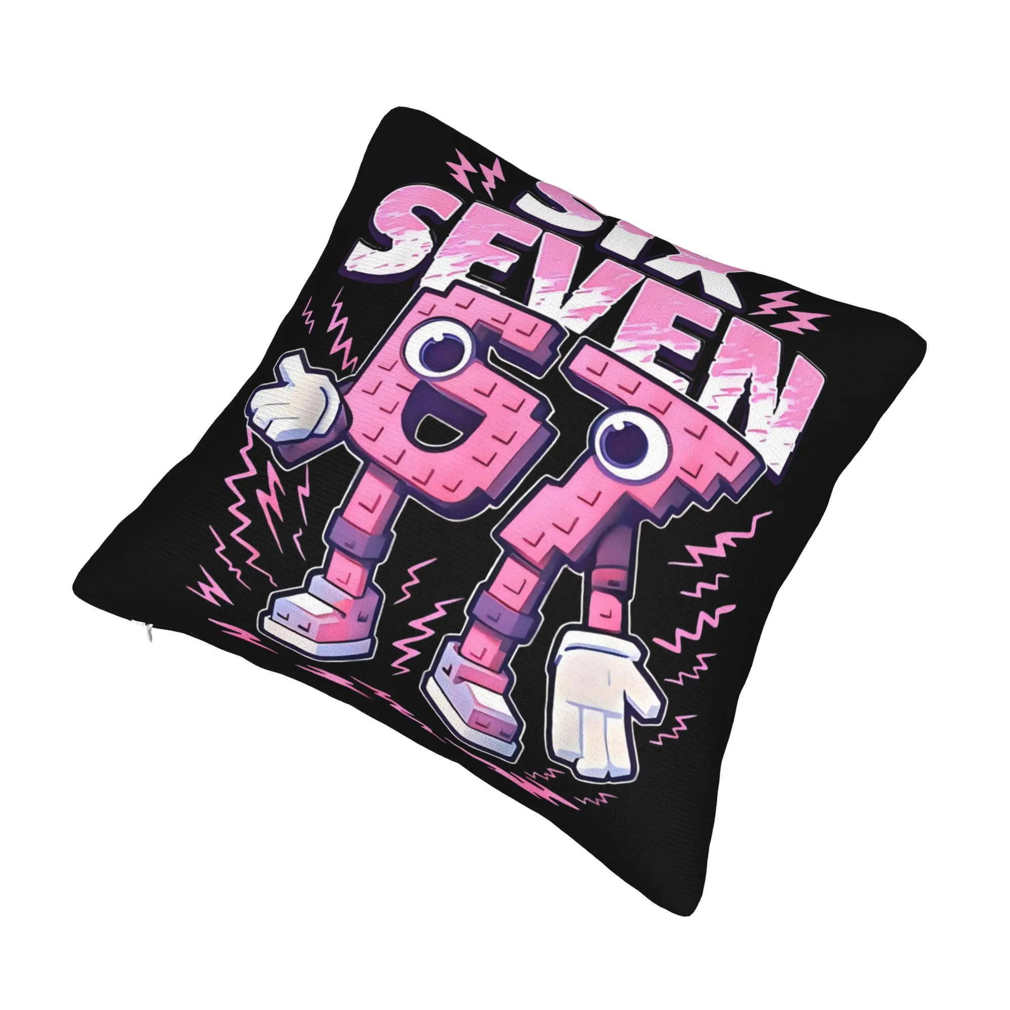 Nordic Style 67 Six Seven  Cushion Covers 45x45cm Velvet Italian Cartoon Throw Pillow for Car Square Pillowcase Decoration