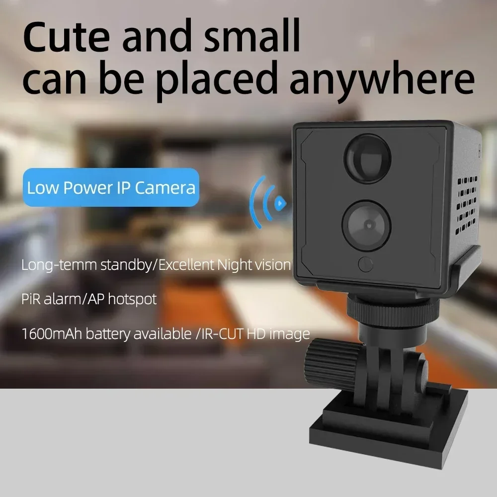 Mini HD PTZ Camera, Wifi Hidden IP Camera, 24/7 Audio Recording, Smart APP Control (Schedule/Area Masking) CCTV Camera Okam APP