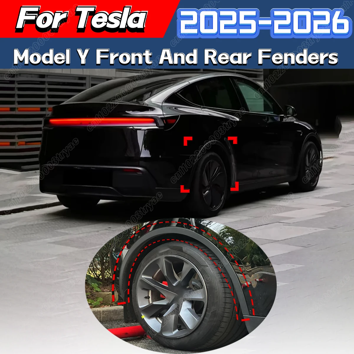 

Для Tesla Model Y 2025 2026, автомобильное переднее и заднее крыло, формовочные крылья, полукруглый комплект кузова для крыльев над автомобильными шинами