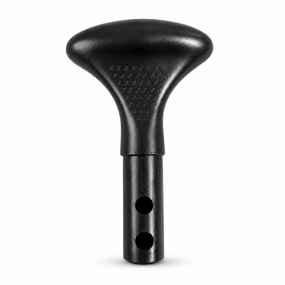 2 Holes Kayak Paddle Handle Enhanced Comfort Strong Grip Lightweight Paddle Handle Replacement Non-Grip Handle