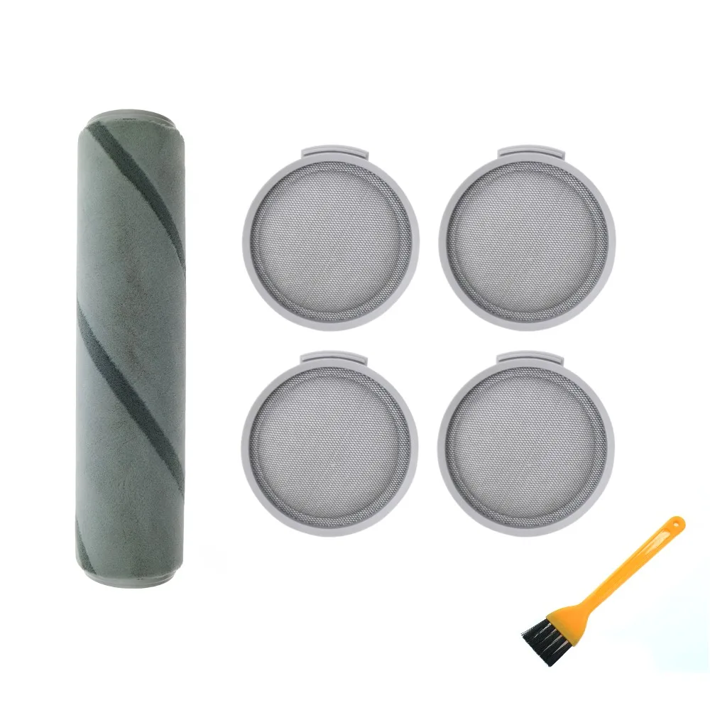 

HEPA Filter Roller Brush Compatible with Xiaomi mijia SCWXCQ01RR SKV4060GL Roborock H6 Vacuum Cleaner, Replacement Filter Parts