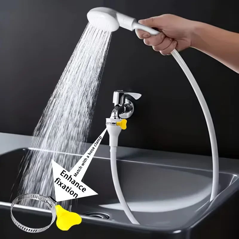 Bathroom Faucet Showerhead, Dormitory Simple Quick Connect Faucet, Multifunctional Hair Washing Showerhead, Shower Showerhead