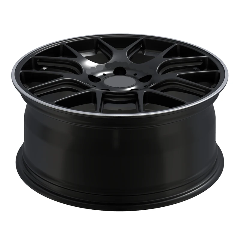 ล้อแม็กซ์ BR Forged Racing สีดำด้านเงิน ขอบเว้า สำหรับรถ BMW M2 M3 M4 M5 Amg RS พร้อมขอบ
