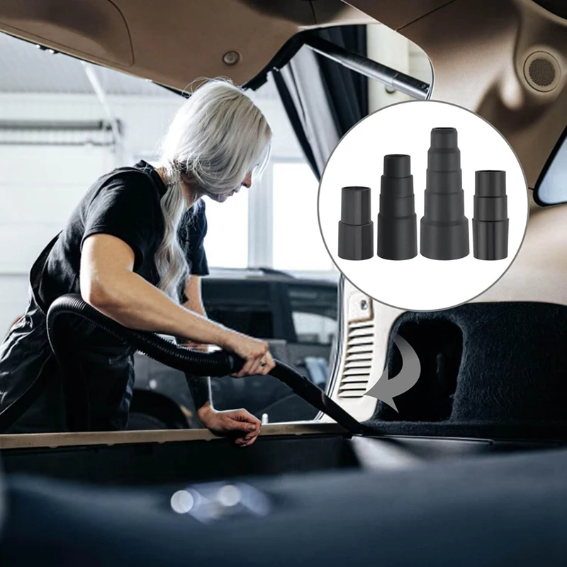 AB43-محولات خرطوم الفراغ 4 قطع، محولات خرطوم عالمية، مرفق موصل الفراغ