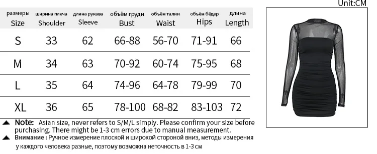 Sehen Durch Schwarz, Figurbetontes Kleid Für Frauen Kleidung Schlank Sexy Streetwear Langarm Vestidos De Mujer Patchwork Mode Outfits – Detail 2