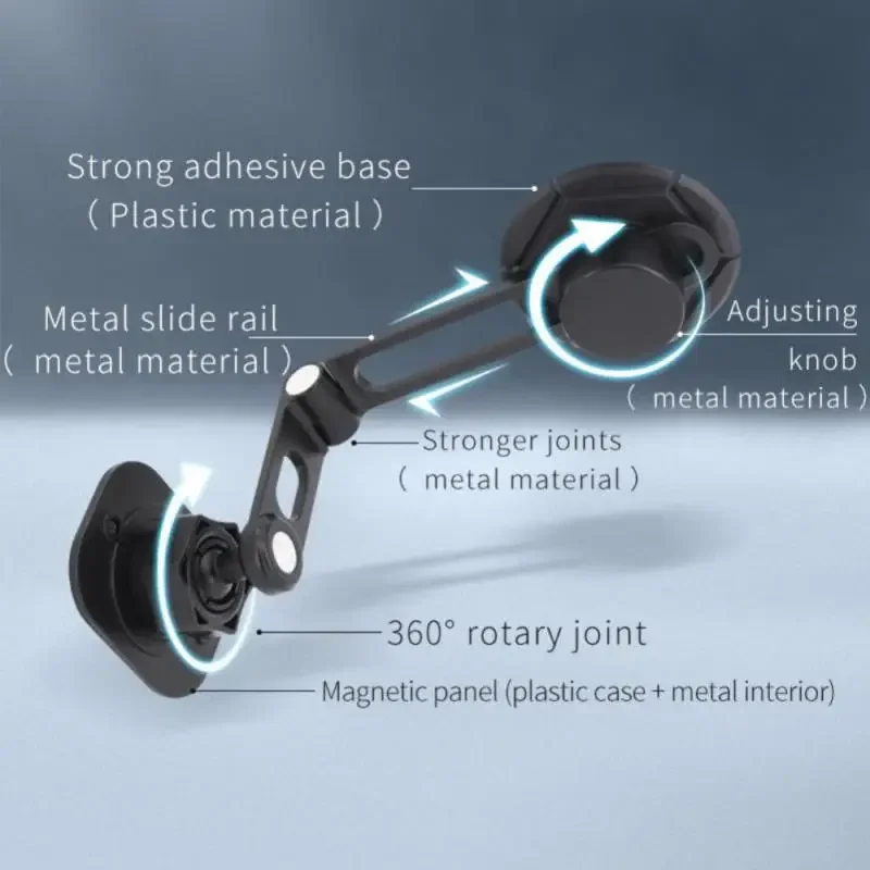 Uchwyt na telefon GPS Składany przenośny uniwersalny wielofunkcyjny obrót o 360 stopni do akcesoriów samochodowych Model3y