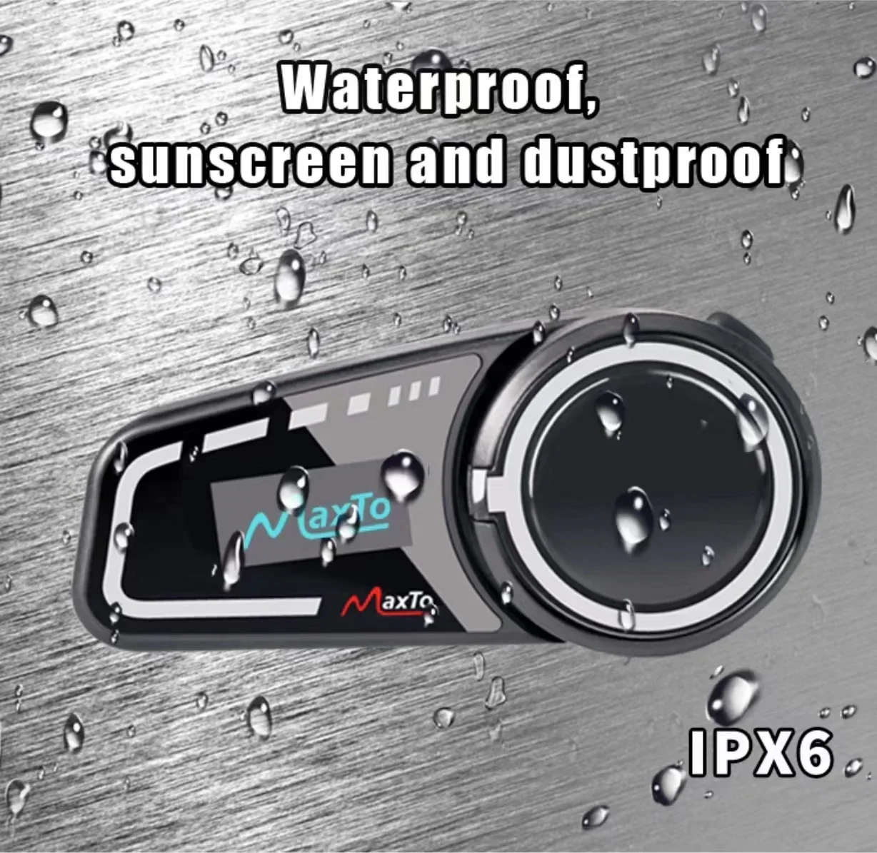 

M2c мотоциклетный шлем Bluetooth-гарнитура для внутренней связи с ЖК-дисплеем