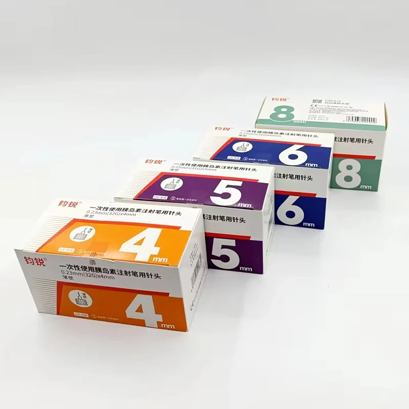 Obrázek 5: Velkoobchod vysoký kvalita inzulín pero jehlice 32G 31G 4mm 5mm 6mm 8mm 100ks uitra hubený zeď pro bezbolestné diabetik injekce ﻿