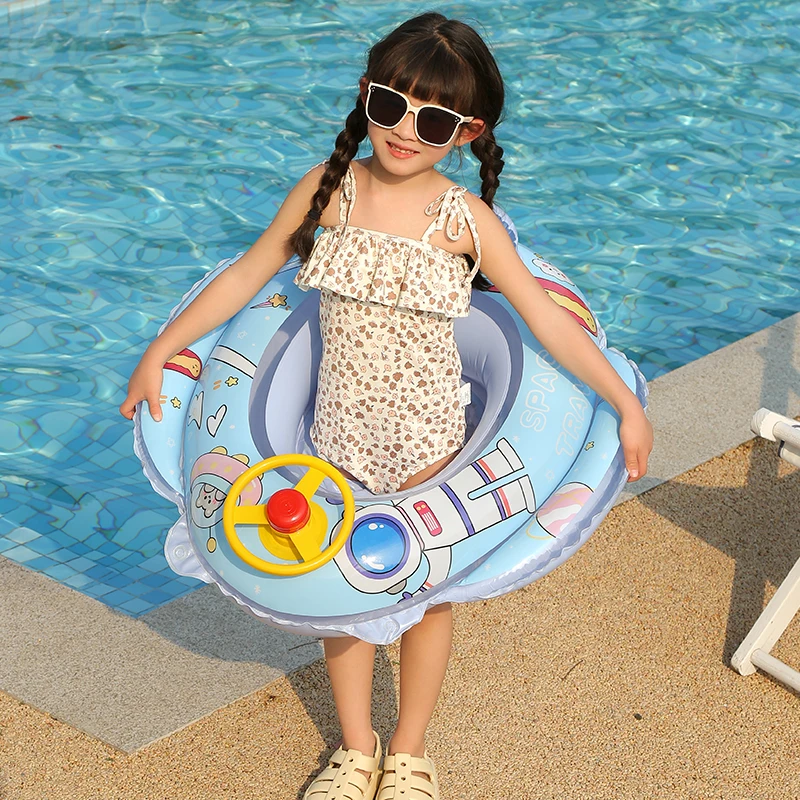 Toddler Pool Float para bebê, Anel de natação para crianças, Brinquedos de praia para festa, 1pc