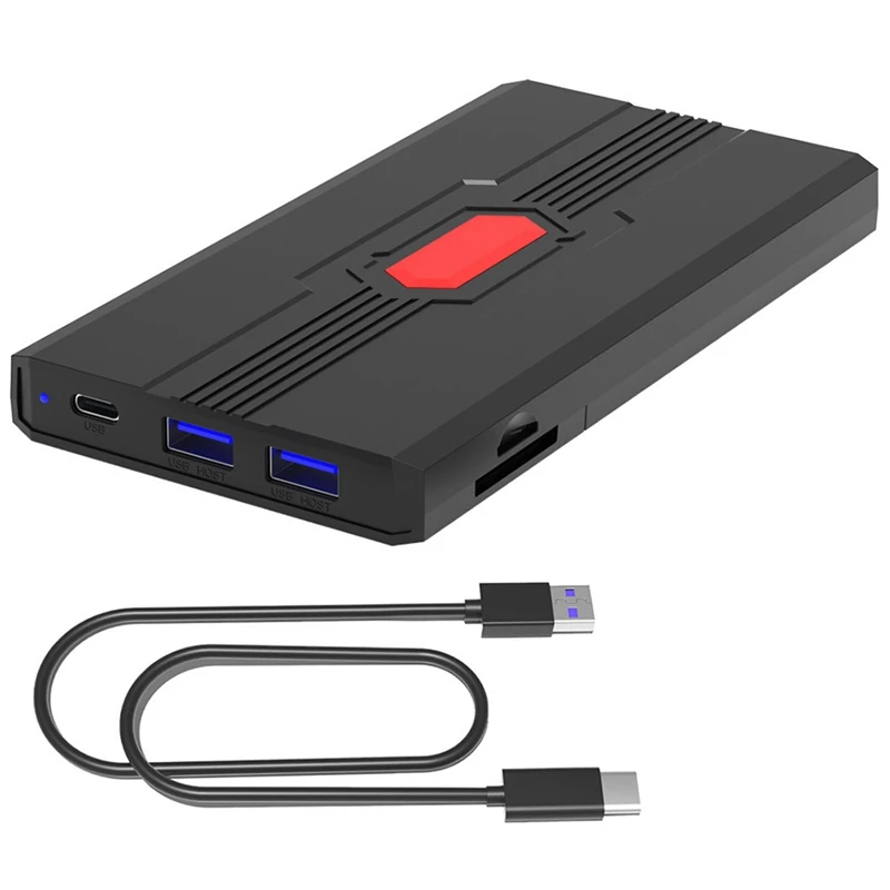 1Set HDD SSD Hard Drive Enclosure 2.5Inch Multifunctional USB3.0 Type-C For TF SD Card Hard Drive Enclosure