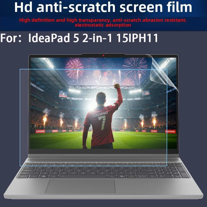 Película protectora para teclado Lenovo IdeaPad 5 2 en 1 15IPH11, película protectora para pantalla táctil de ordenador portátil de 15,3 pulgadas, película antiazul, película mate