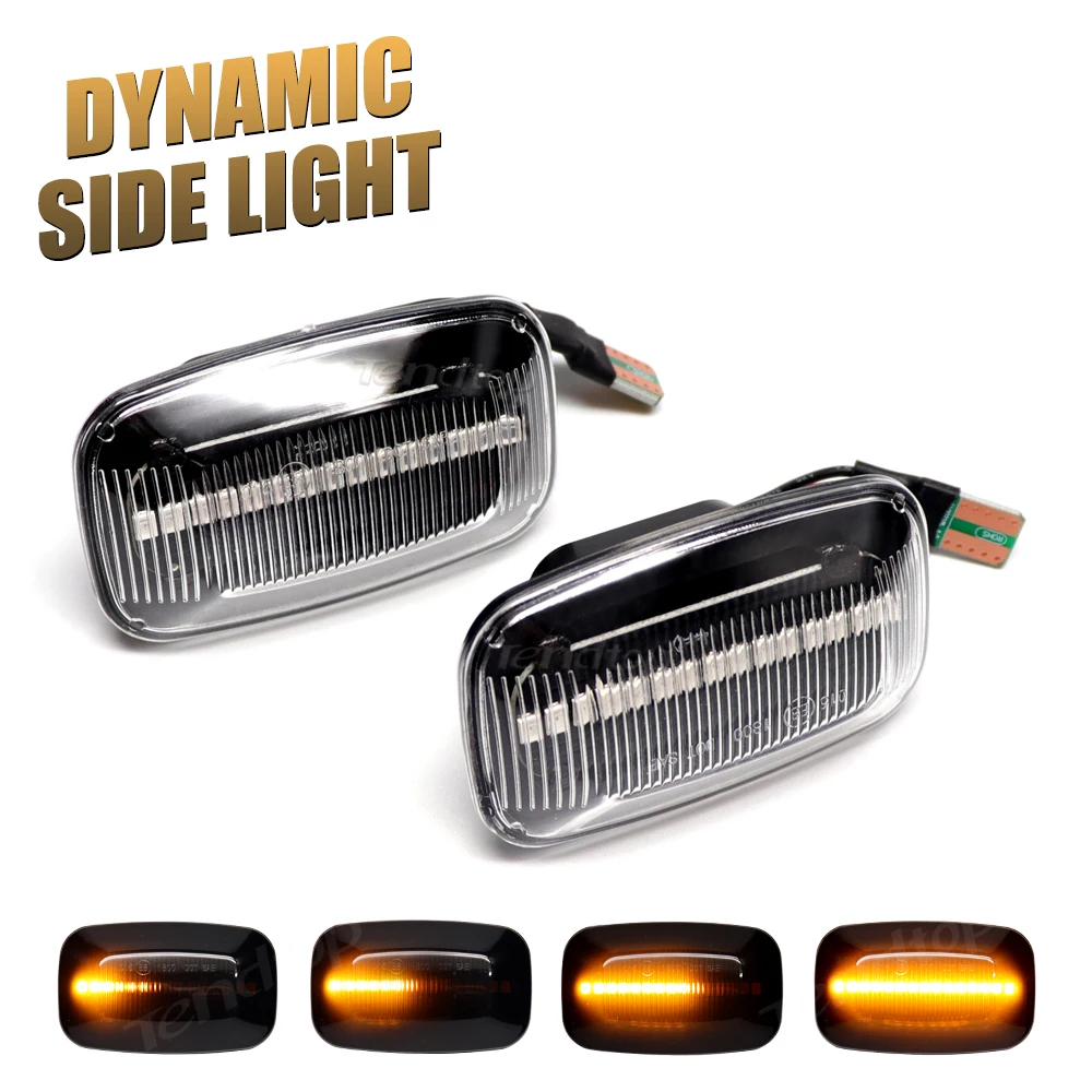 Dynamic Side Marker Lamp LED Flashing Turn Signal Light For Toyota Land Cruiser Landcruiser 70 80 100 Series Mirror Indicator