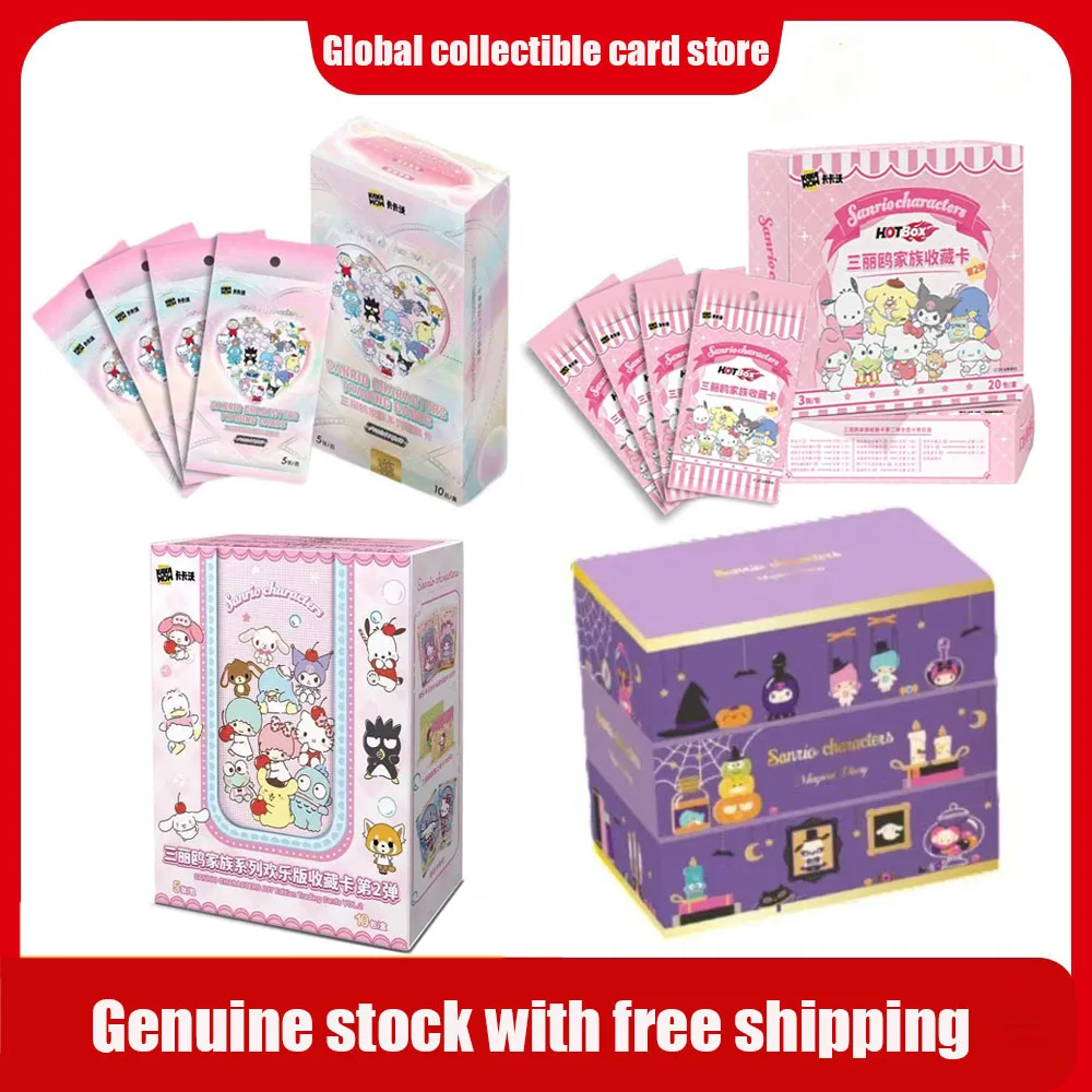 KAKAWOW Original Sanrio Collection Cards Popular Cute and Warm Cartoon Stars My Melody Little Twin Stars Rare Card Desktop Toys