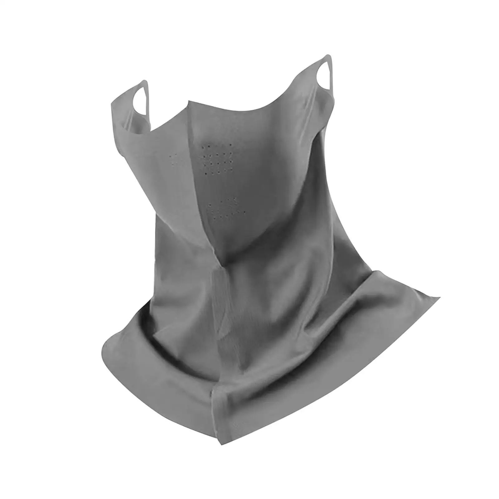 قناع وجه للحماية من الشمس للرقبة من الحرير الجليدي المسامي للنساء، باندانا تبريد رقيقة للأنشطة الصيفية