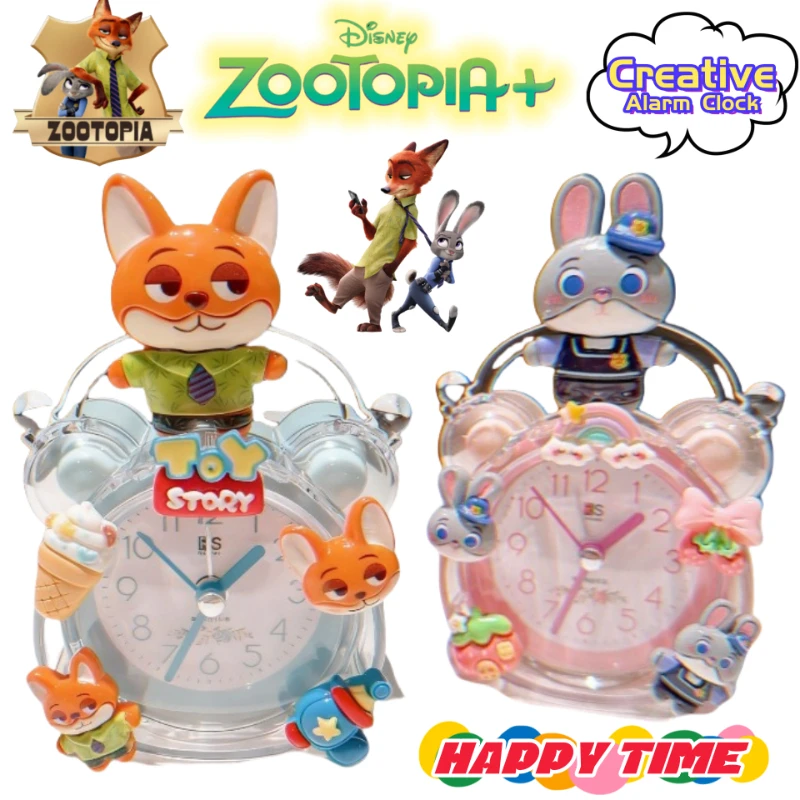 

Новый креативный будильник Disney Zootopia с Ником Уайлдом и Джуди Хоппс, удобный для пробуждения студентов в спальне или общежитии.