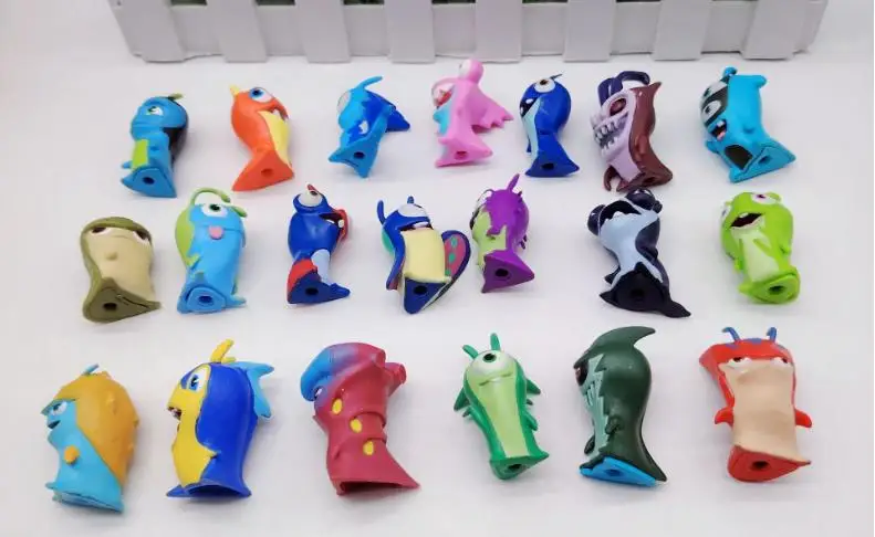 50pcs/lot Cartoon action figures slug characters 5cm kids toy birthday gift home decoration