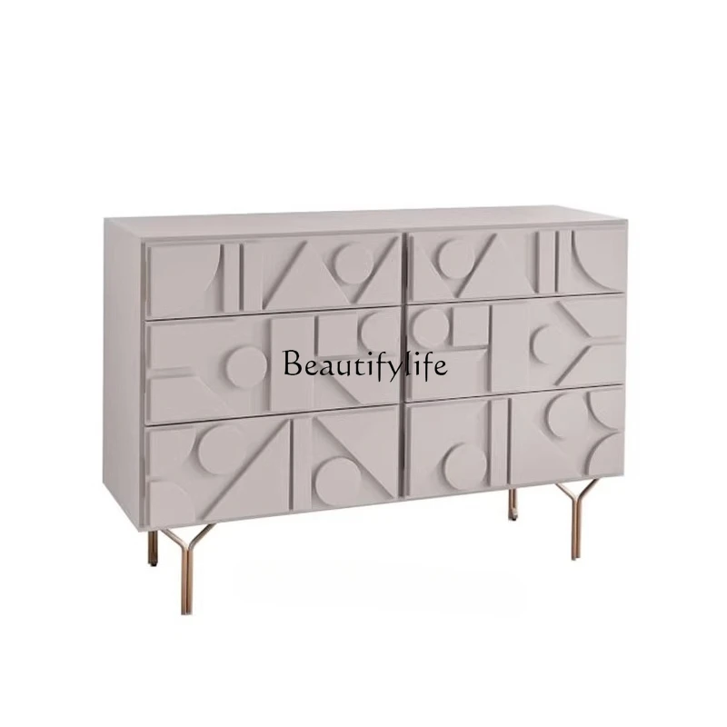 

*Nordic design creative chest cabinet storage door entrance entrance living room bedroom cabinet