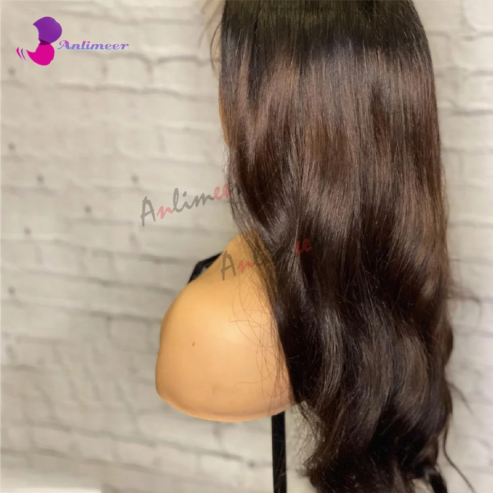 Ombre Dark Brown Human Hair Lace Front Wigs Silk Base Wig /360 Lace Wigs /Full lace Wig 250 Density Lace Front Wig For Women